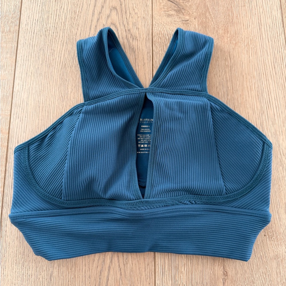 Teal keyhole Sports Bra